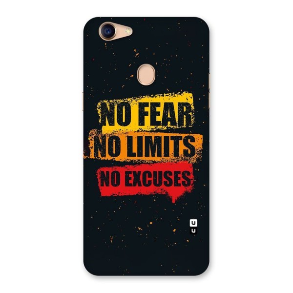 No Fear No Limits Back Case for Oppo F5 Youth